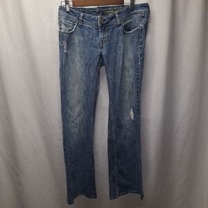 American Eagle jean slightly distressed size 8